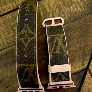 Upcycled Louis Vuitton Apple Watch Band - 42